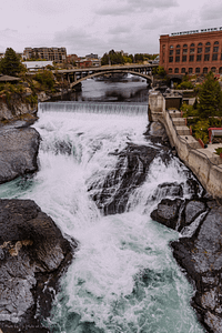 Photo of Spokane, Washington river and bridge by Eric Muhr from Unsplash